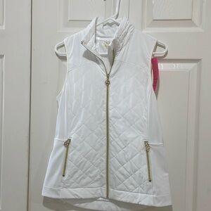 NWTWhite light weight Luxletic light weight quilted vest